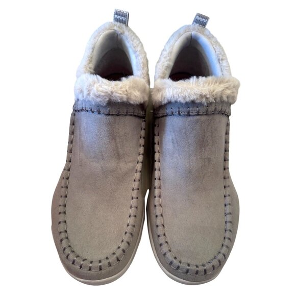 Ryka Ariana Cozy Lined Size 8 Paloma Gray Ankle Bootie Lined NWB - Picture 2 of 11